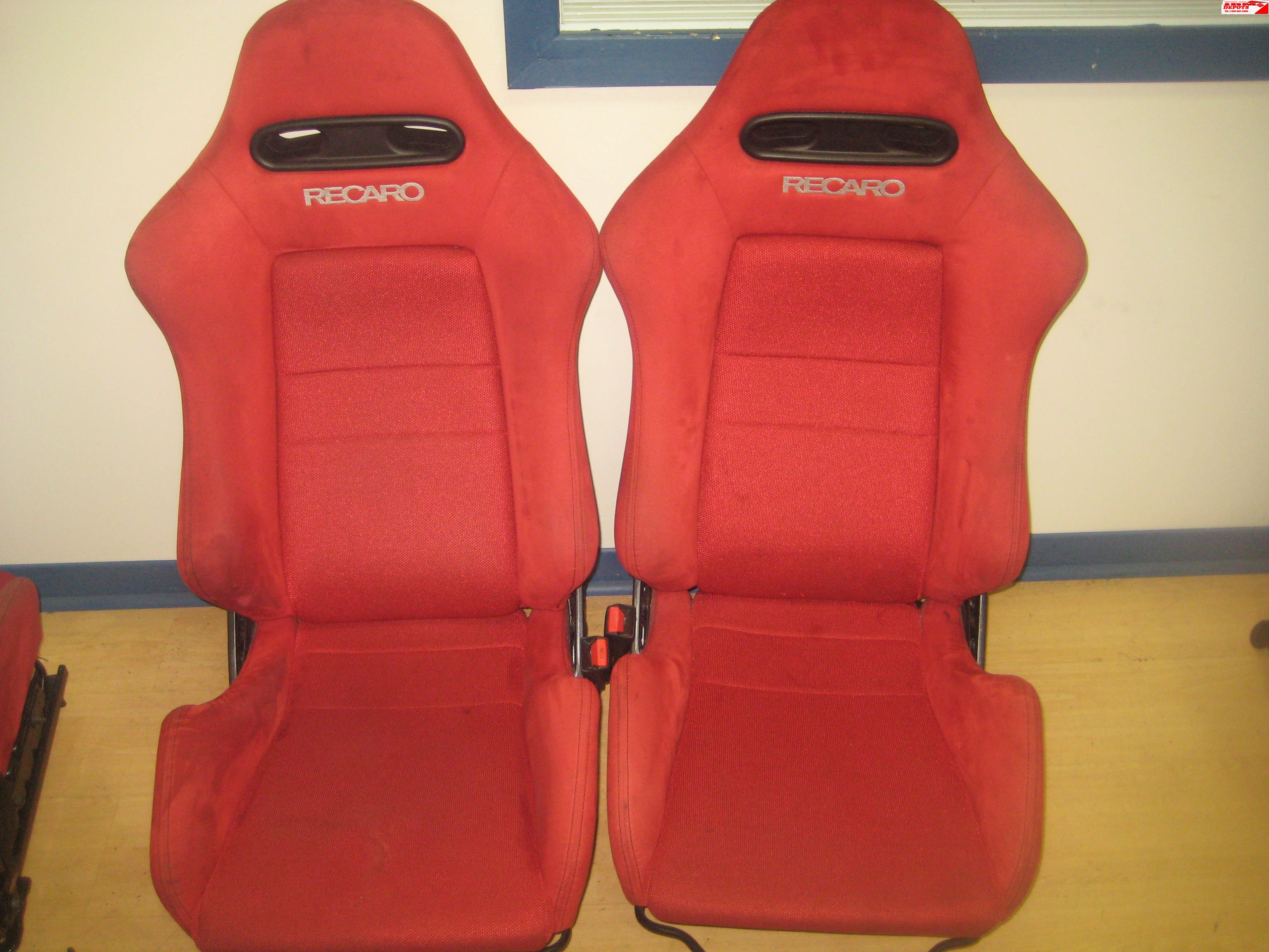 2002 2003 2004 2005 ACURA RSX DC5 K20A TYPE R SPEC R FRONT RED RECARO SEATS JDM