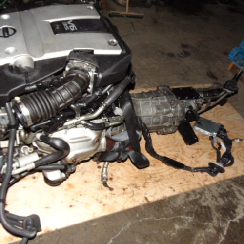 2007-2009 NISSAN 350 / INFINITI G35 VQ35DE 3.5L ENGINE + 6SPEED RWD MANUAL TRANSMISSION JDM VQ35 MOTOR SWAP