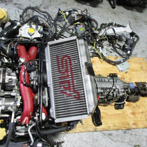 2006-2007 SUBARU WRX STI EJ207 4CYLINDER 16-VALE 2.0L TURBO ENGINE 6SPEED AWD MANUAL TRANSMISSION JDM SUBARU STI EJ207 MOTOR SWAP